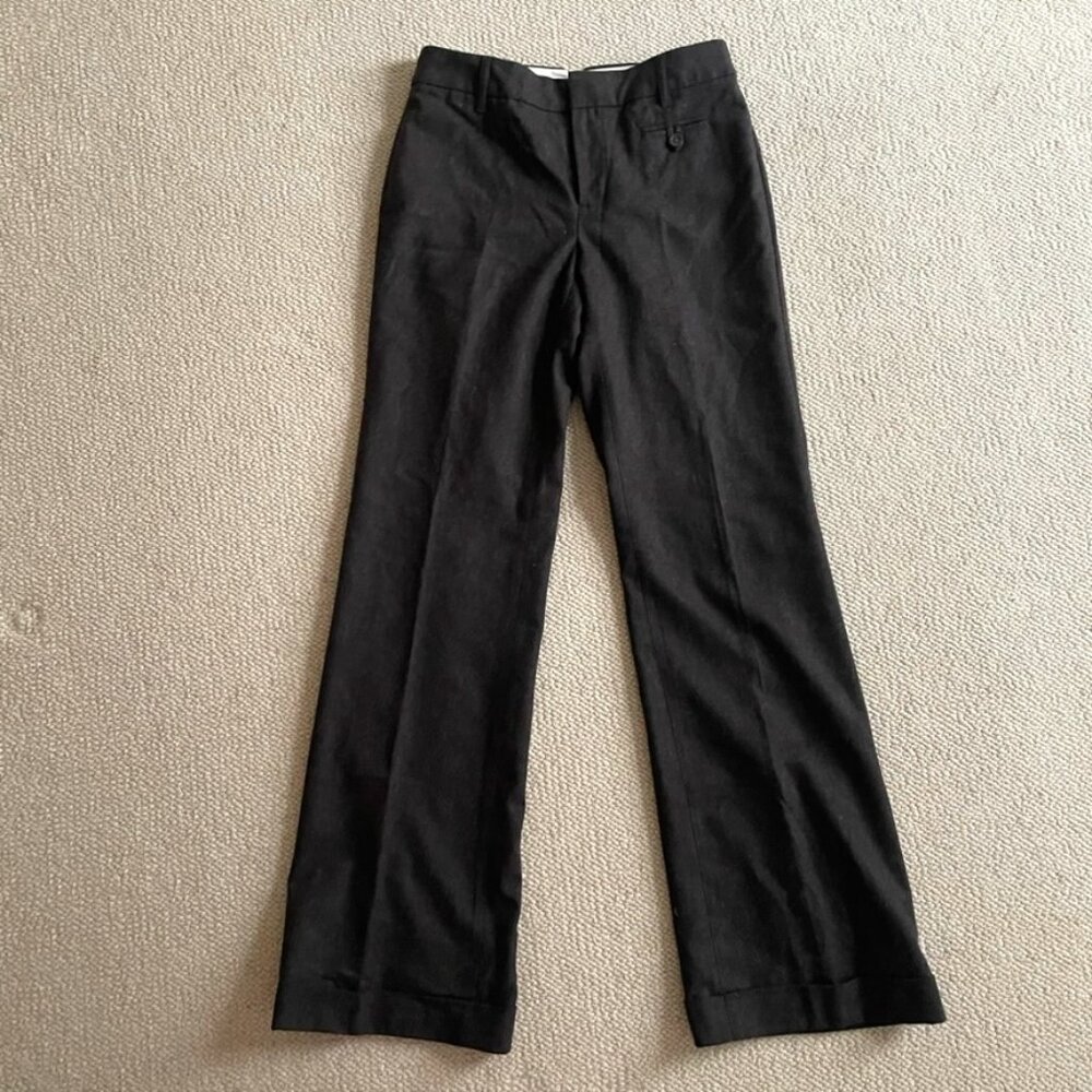 Gap wool high waist wide-leg pants 6